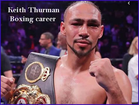 Keith Thurman Boxer, Wife, Fight, Net Worth, And .